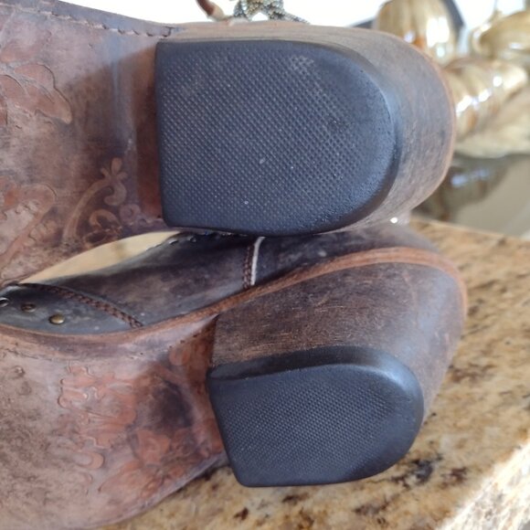 Liberty black butterfly inlay cowboy boots size 8 - Picture 11 of 13